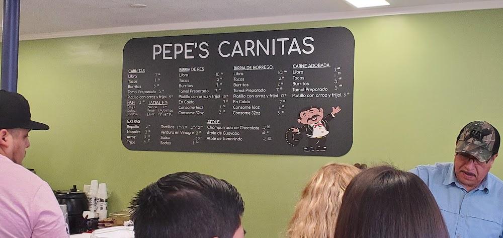 Pepe's Carnitas. Menu image 2